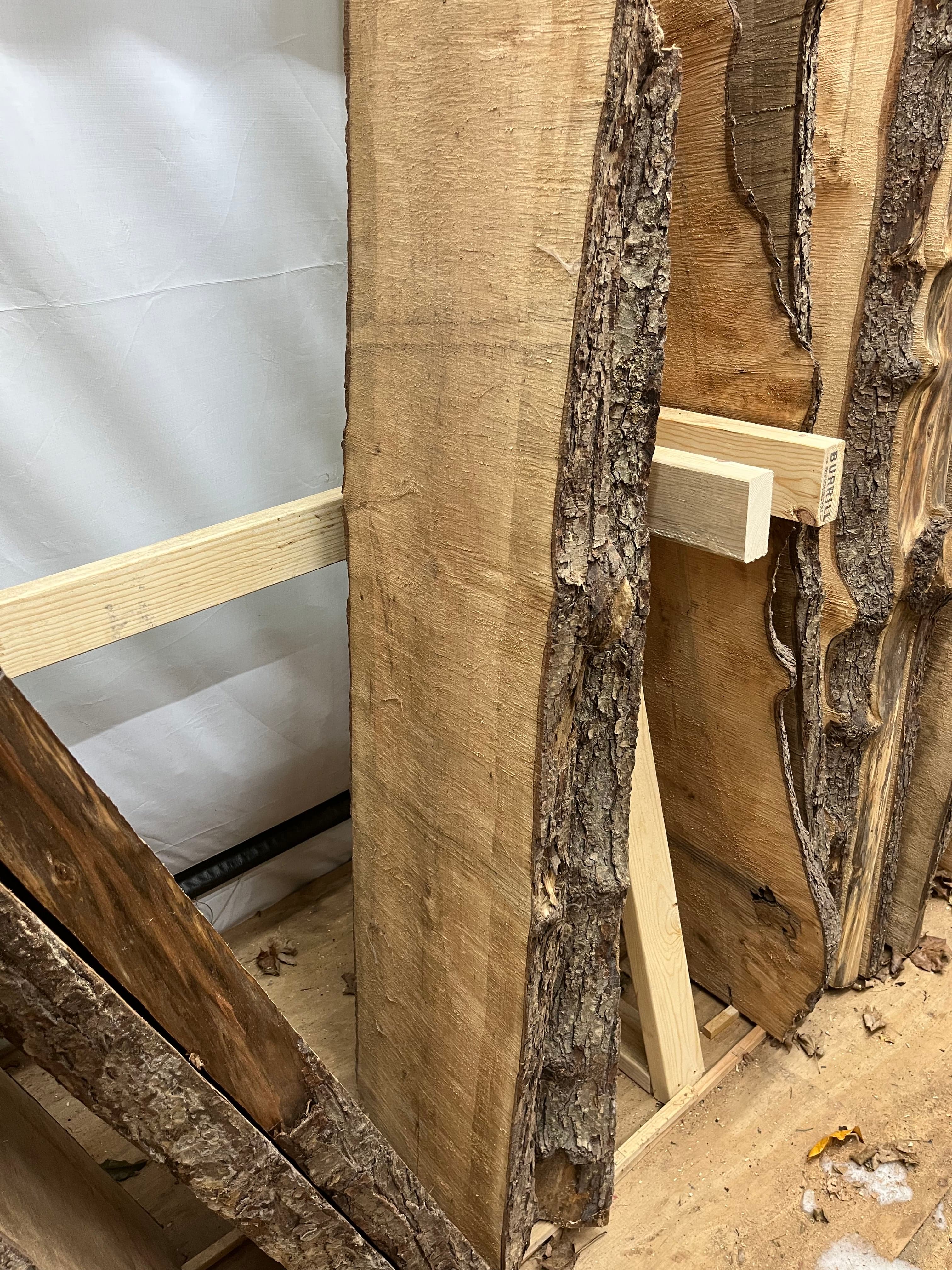 Slabs In Tent Overhead | Tougas Timberworks Monroe CT